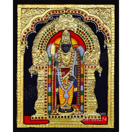 Swamy Malai Murugan Tanjore Painting Swamy Malai Murugan Tanjore Painting