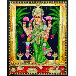 Grahalakshmi Tanjore Painting