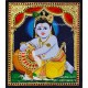 Butter Krishna Tanjore Painting Butter Krishna Tanjore Painting