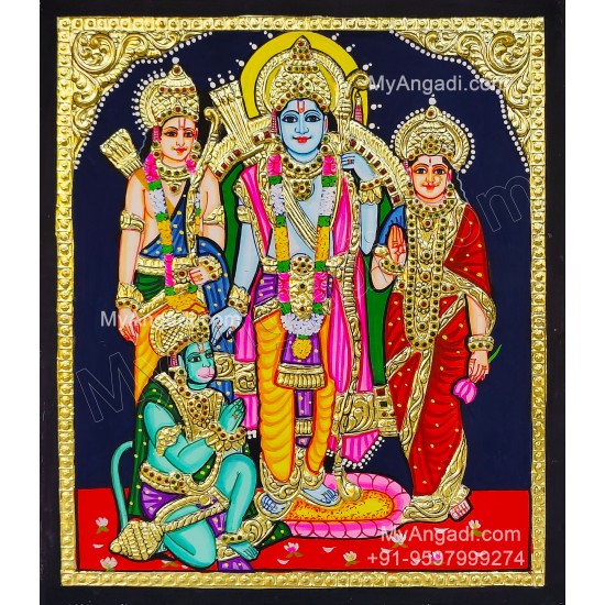 Ram Darbar Tanjore Painting