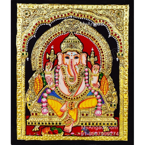 Ganesha Tanjore Painting