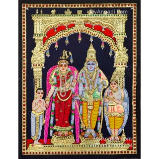 Andal Ranga Mannar Tanjore Painting