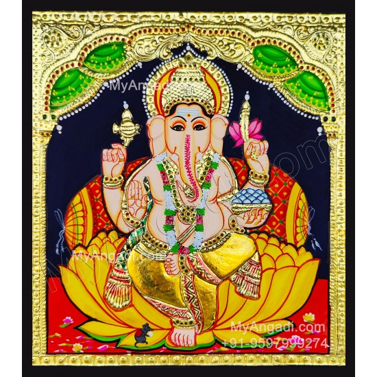 Ganesha Tanjore Painting