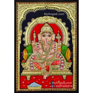 Ganesha Tanjore Painting