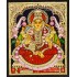 Gajalakshmi Tanjore Painting