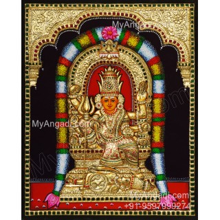 Ponkali Amman 3D Tanjore Painting