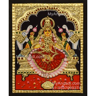 Gajalakshmi Tanjore Painting