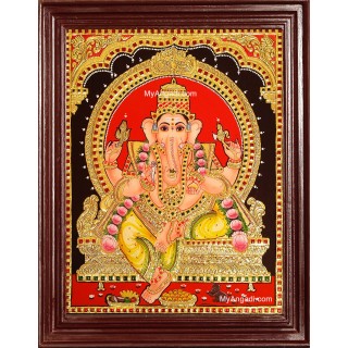 Ganapathi Tanjore Painting