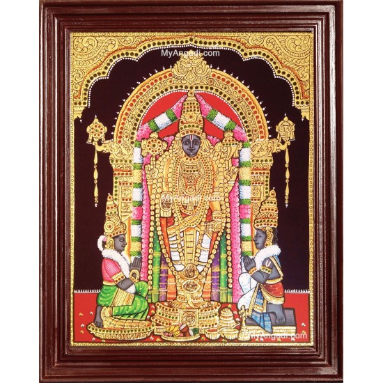 Uppiliappan / Oppiliyappan Tanjore Painting Uppiliappan / Oppiliyappan Tanjore Painting