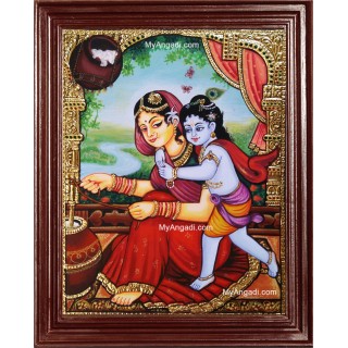 Yasodha Krishna Tanjore Paintings