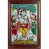 Krishna under Punnai Tree Tanjore Painting