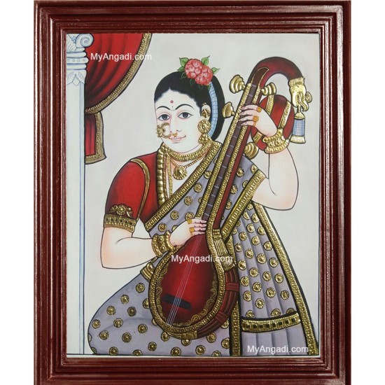 Saraswathi Tanjore Painting Saraswathi Tanjore Painting