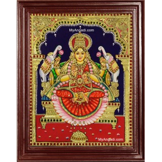 Gaja Laxmi Tanjore Painting