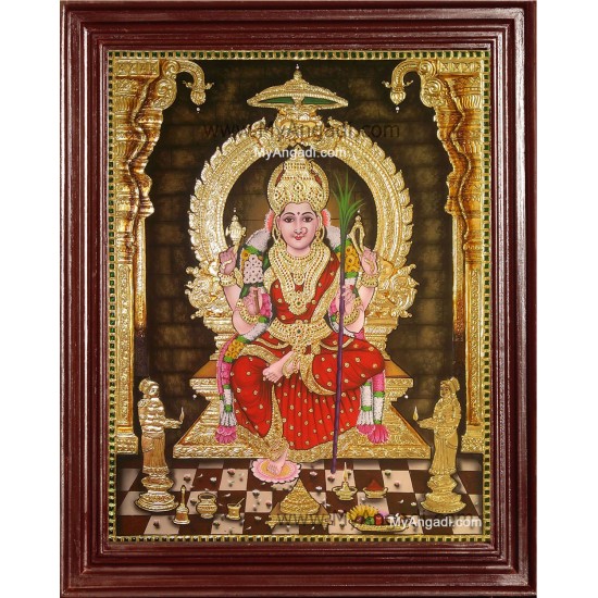 Sri Lalitha Devi Tanjore Painting