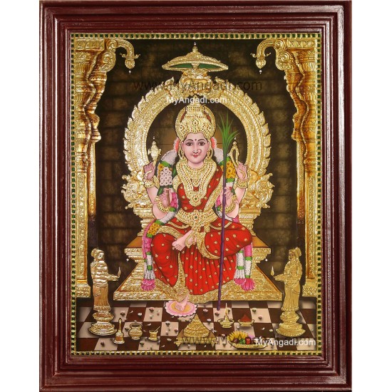 Sri Lalitha Devi Tanjore Painting Sri Lalitha Devi Tanjore Painting