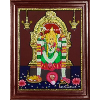 Kundathu Kaliamman Tanjore Painting