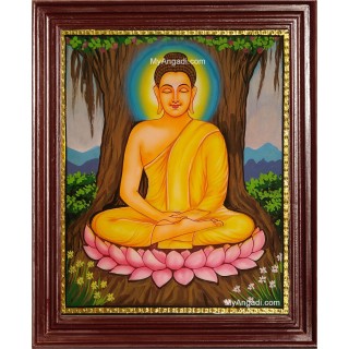 Buddha Tanjore Painting