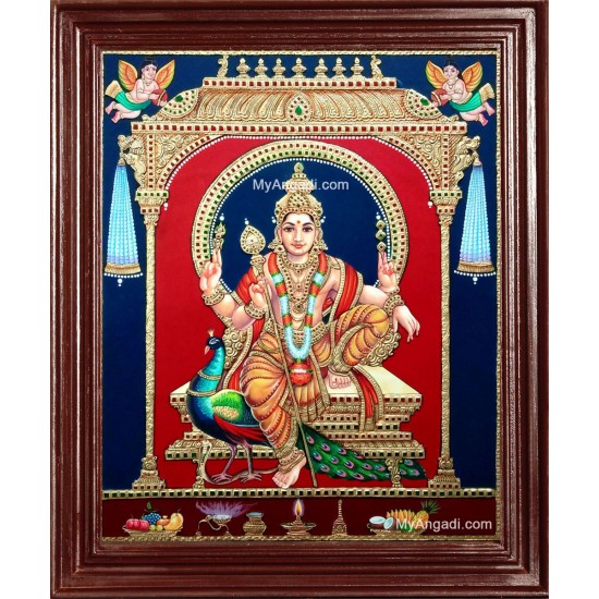 Murugan Tanjore Painting Murugan Tanjore Painting