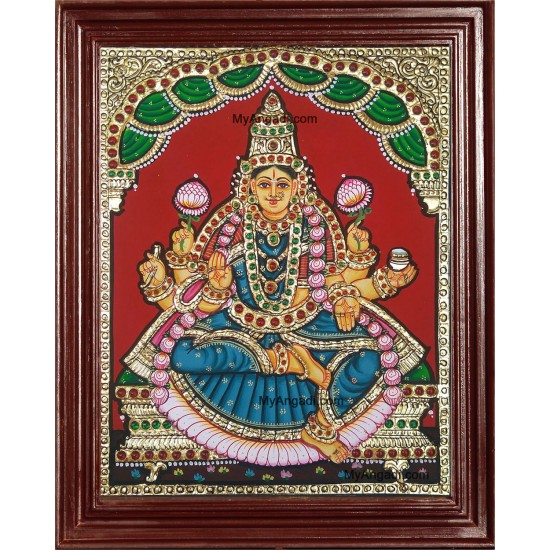 Ashta Lakshmi Tanjore Painting, AshtaLakshmi Tanjore Painting