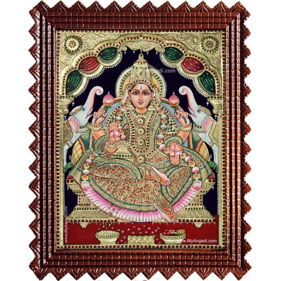 Maha Lakshmi Tanjore Painting