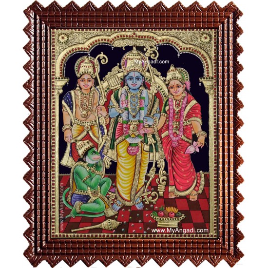 Kothanda Ramar Tanjore Painting Kothanda Ramar Tanjore Painting