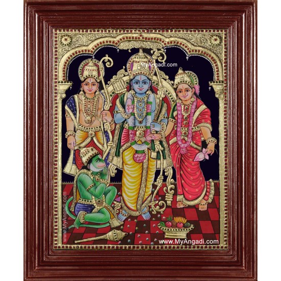 Kothanda Ramar Tanjore Painting Kothanda Ramar Tanjore Painting