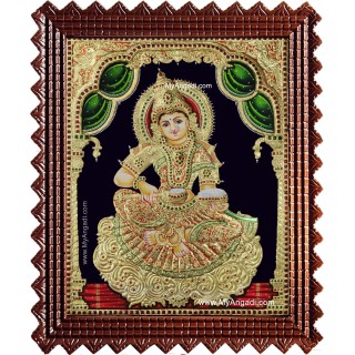 Sri Anna Lakshmi - Annapurani Tanjore Painting