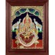 Gaja Lakshmi Semi Embossed Tanjore Painting