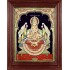 Gaja Lakshmi Semi Embossed Tanjore Painting