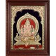 Shri Ganesh Semi Embossed Tanjore Painting