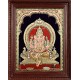 Shri Ganesh Semi Embossed Tanjore Painting Shri Ganesh Semi Embossed Tanjore Painting