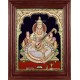 Saraswathi Devi Semi Embossed Tanjore Painting Saraswathi Devi Semi Embossed Tanjore Painting