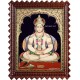 Sri Hanuman Semi Embossed Tanjore Painting