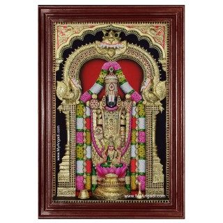 Balaji Lakshmi Tanjore Painting