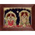 Tirupati Balaji Padmavati Lakshmi 3d Embossed Tanjore Painting