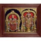 Tirupati Balaji Padmavati Lakshmi 3d Embossed Tanjore Painting