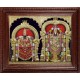 Tirupati Balaji Padmavati Thaayar 3d Embossed Tanjore Painting