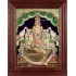 Gaja Lakshmi 3d Embossed Tanjore Painting