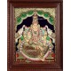 Gaja Lakshmi 3d Embossed Tanjore Painting