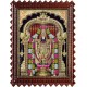 Thirupathi Balaji Perumal Lakshmi 3d Embossed Tanjore Painting