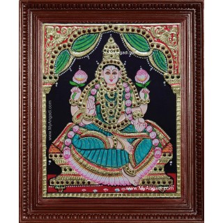 Dhana Lakshmi Tanjore Painting