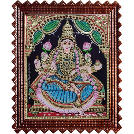 Dhana Lakshmi Tanjore Painting