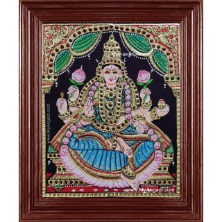 Dhana Lakshmi Tanjore Painting