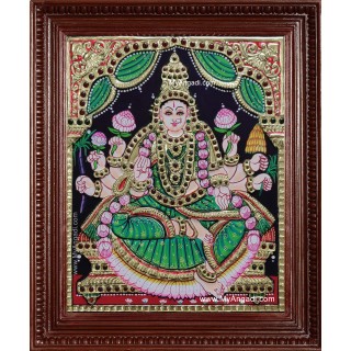 Dhanya Lakshmi Tanjore Painting