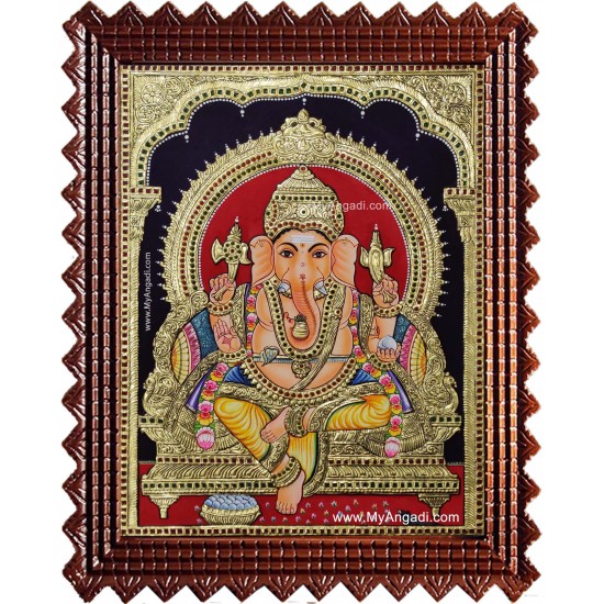 Ganesha Tanjore Painting