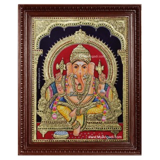 Ganesha Tanjore Painting