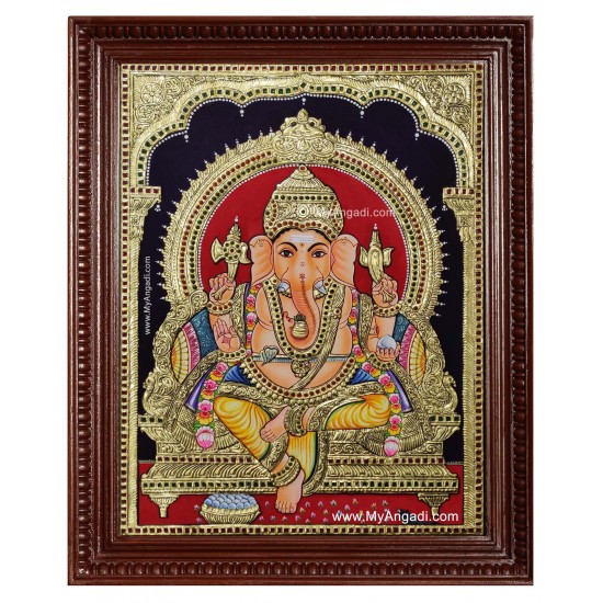 Ganesha Tanjore Painting