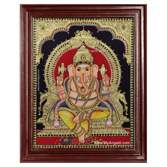 Ganesha Tanjore Painting Ganesha Tanjore Painting