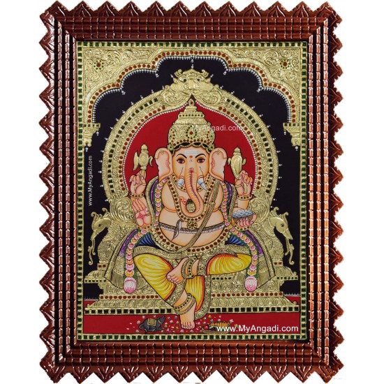 Ganesha Tanjore Painting Ganesha Tanjore Painting