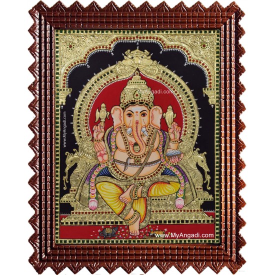 Ganesha Tanjore Painting